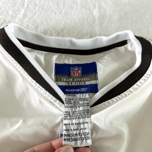 Cleveland Browns Reebok Pullover Windbreaker Youth Medium - Picture 4 of 7
